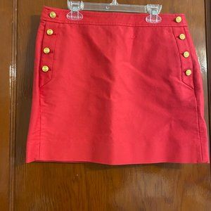 JCrew skirt with buttons